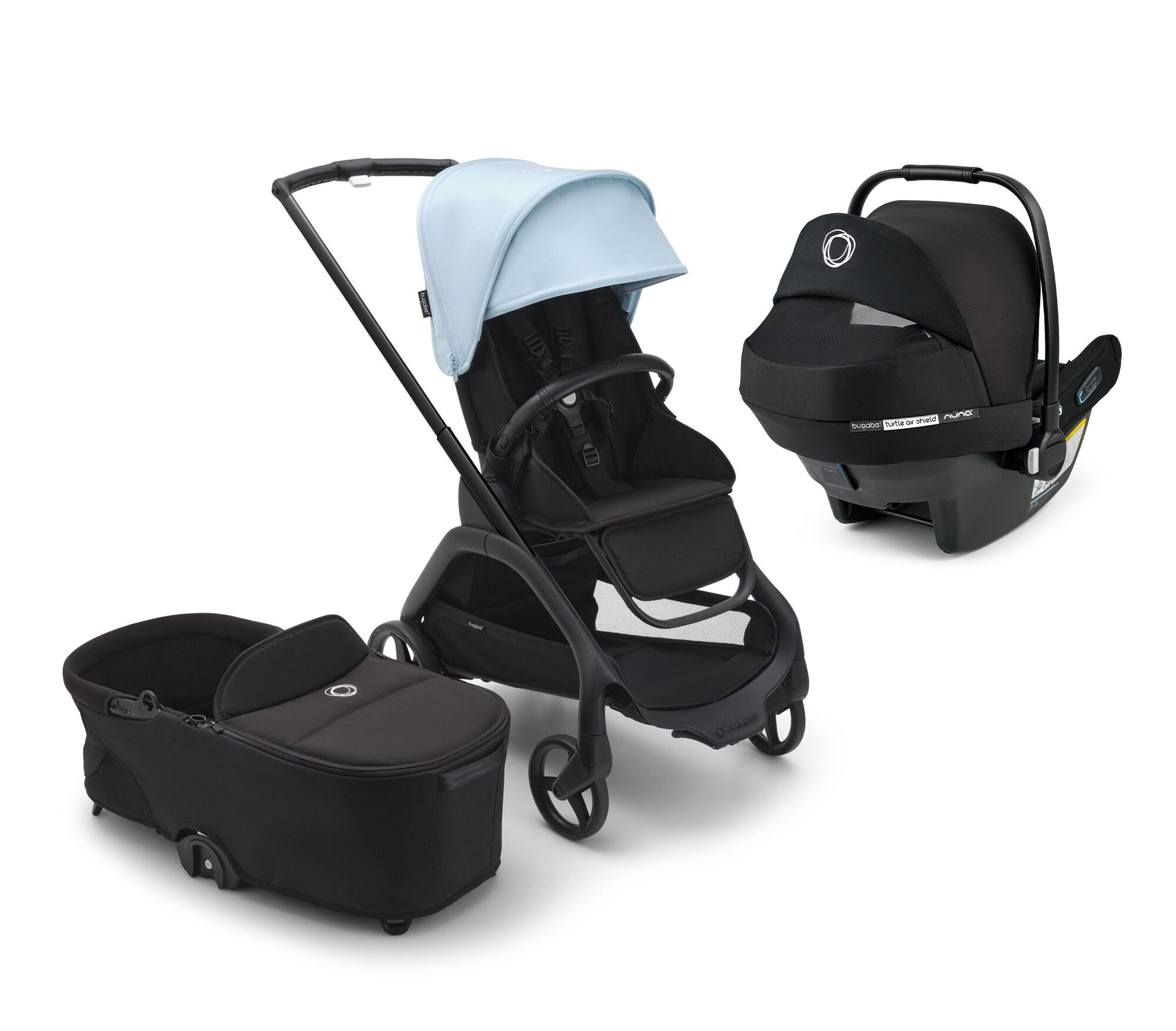 Bugaboo Dragonfly Bassinet Stroller Travel System Bundle | Bugaboo